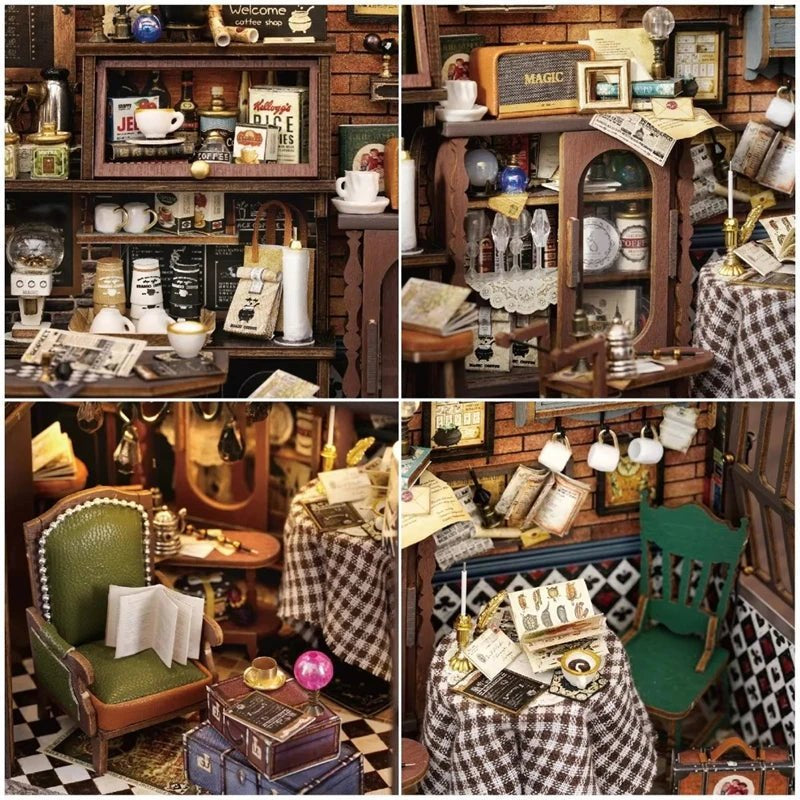 Magic Coffee Shop DIY Miniature Kit
