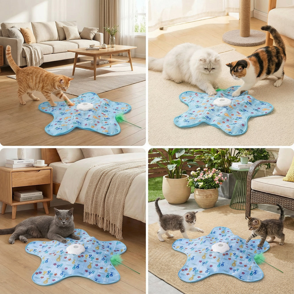 Interactive Star Cat Toy – Chew & Hunting Enrichment Toy
