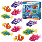 Swimming Robot Fish – LED Light Up Interactive Toy for Water