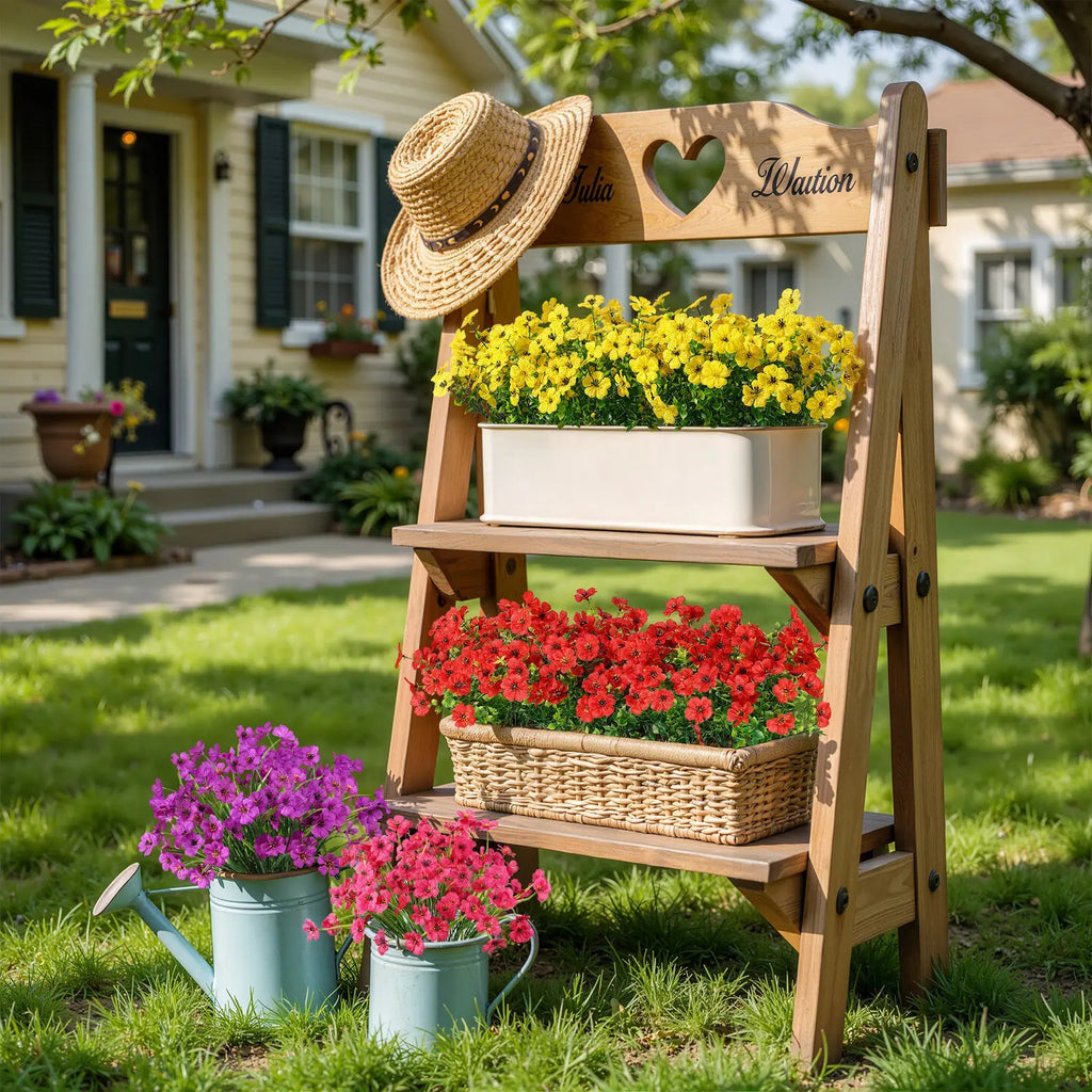 UV Resistant Faux Daisy Flowers – Outdoor Spring Porch & Garden Decor