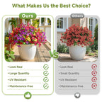 UV Resistant Faux Daisy Flowers – Outdoor Spring Porch & Garden Decor