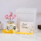 Crystal Rose Bouquet – Elegant Forever Flower Gift