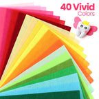 Bulk Felt Sheets Craft Kit – 120PCS for DIY & Sewing Projects