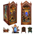 The Hidden Hall Of Magic DIY Book Nook Kit With Remote Wand