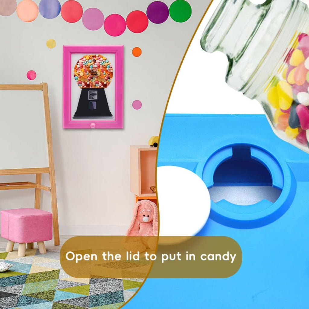 Candy Dispenser Picture Frame – Wall Hanging Snack Machine