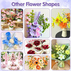 400Pcs Pipe Cleaner Flowers Kit-Create Your Own Eternal Bouquet