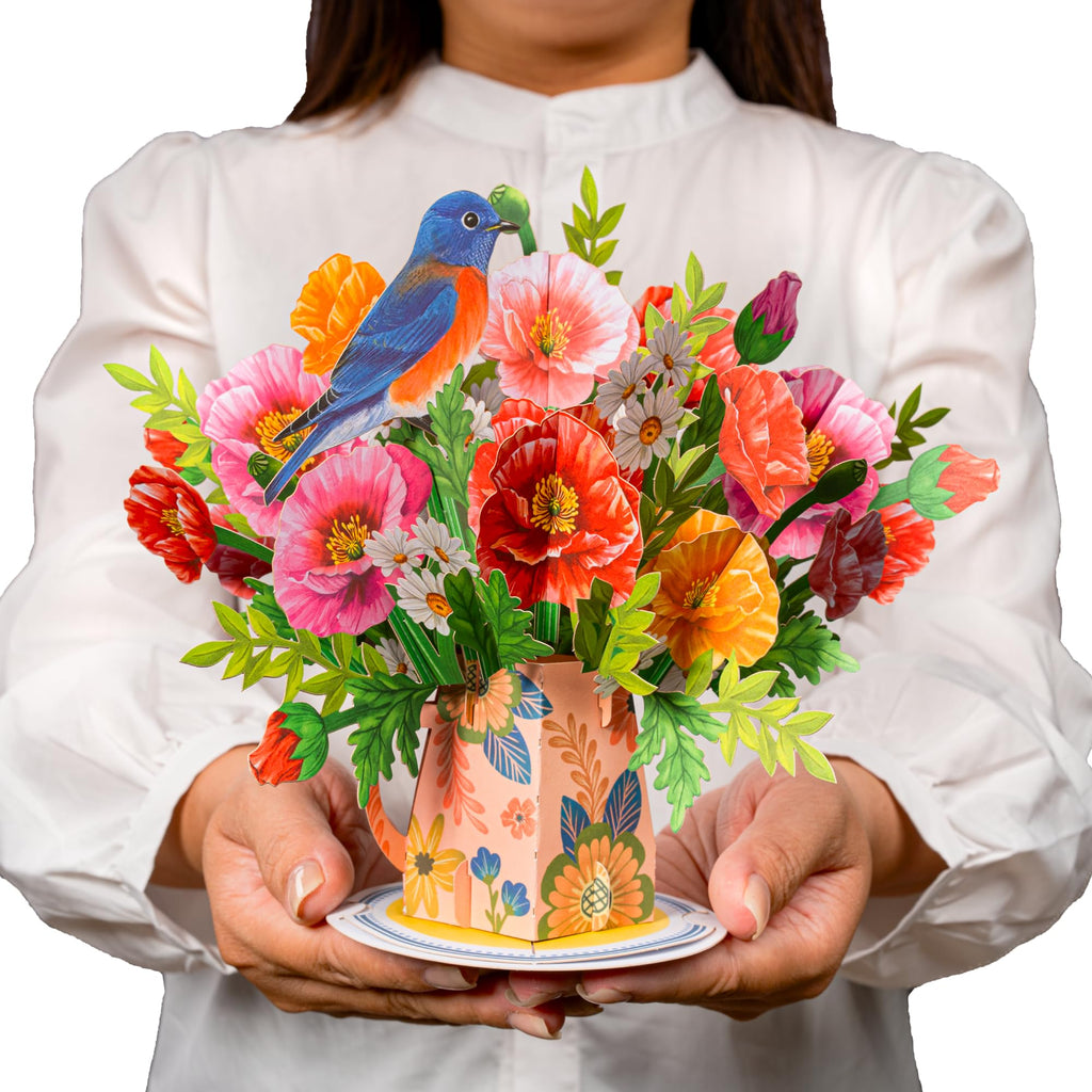 3D Flower Bouquet Pop-Up Card – Mother’s Day & All Occasion