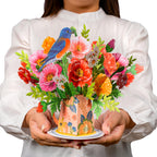 3D Flower Bouquet Pop-Up Card – Mother’s Day & All Occasion