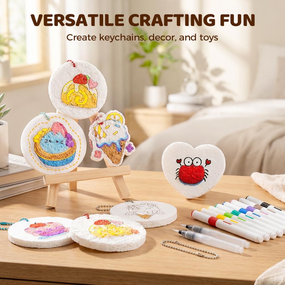 3D Foam Texture Painting Kit – Complete DIY Art Set